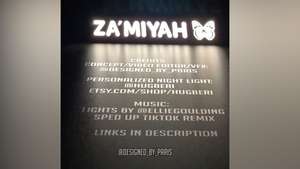 Personalized Night Light | Designed by Paris