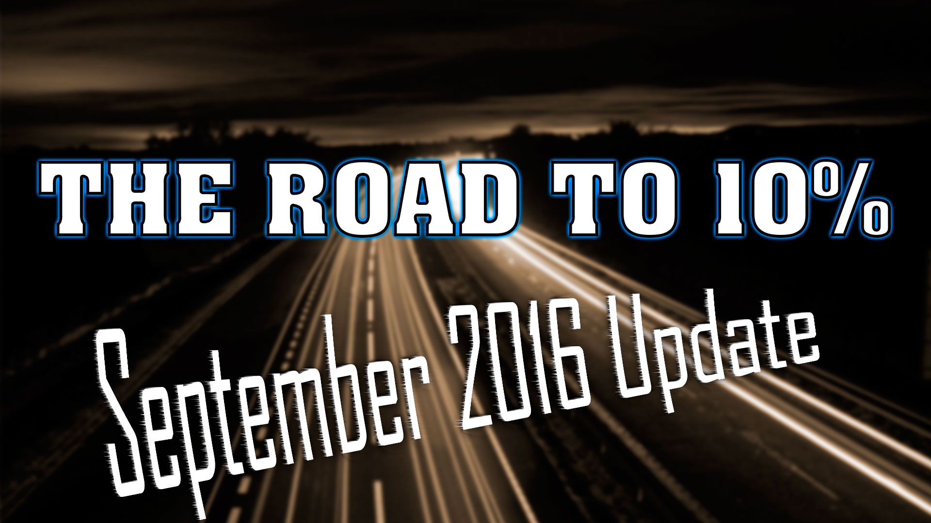 The Road - September 2016