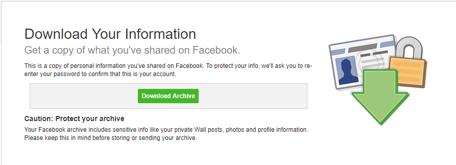 HOW TO DOWNLOAD YOUR FACEBOOK DATA Step 2